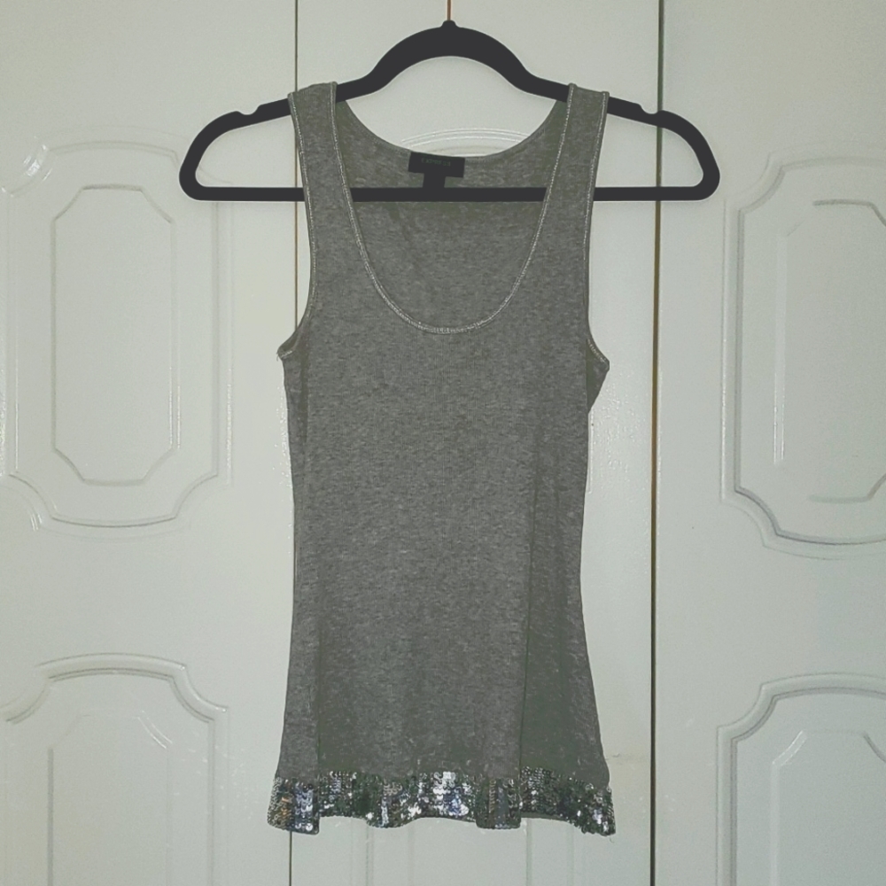 SEQUINED TANK TOP